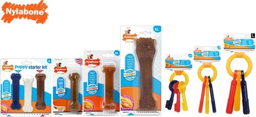 Nylabone chicken puppy bones - nylabone,