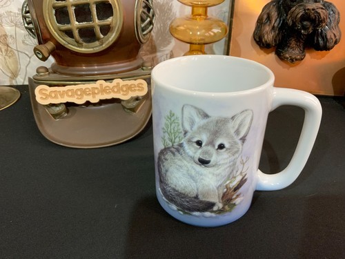 Vintage otagiri stoneware wolf - vintage,