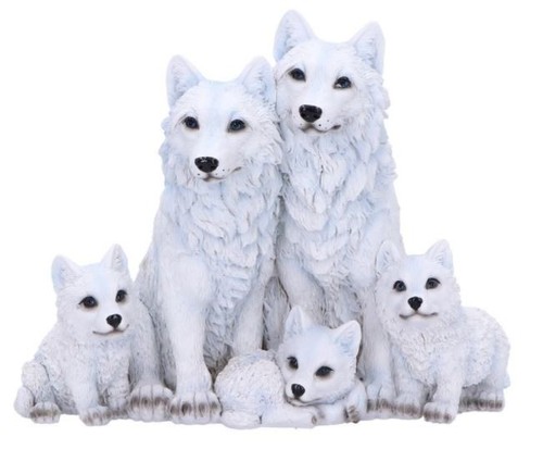 Protected pups wolf and cubs - wolf,