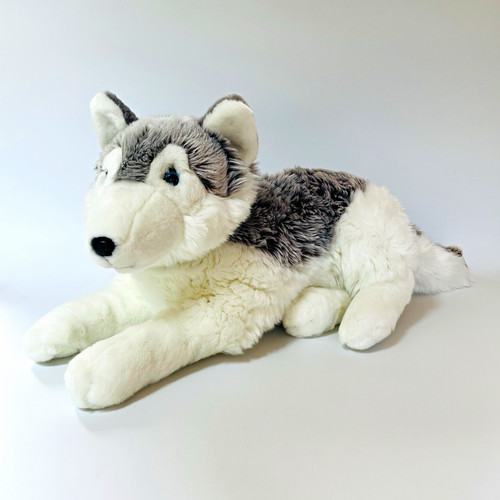 Living nature large husky wolf - nature,