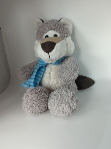 Card factory wolf wearing blue - factory,