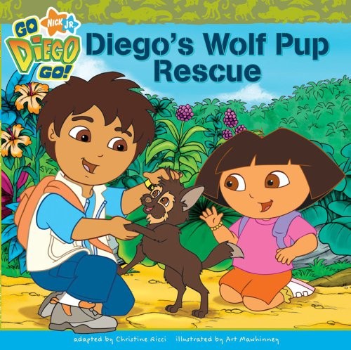 Diego wolf pup rescue go - pup, (go